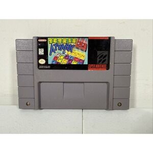 Authentic Nintendo SNES Tetris Attack SNES Cartridge |‎ Tested & Working